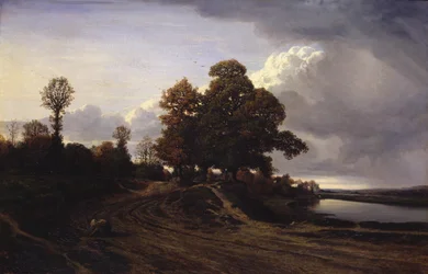 Vue du lac à Ville-d